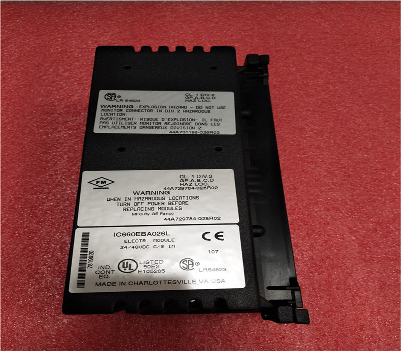El análogo actual de la fuente del genio de IC660BBA026 GE Fanuc GE entró el bloque 24 48VDC General Electric