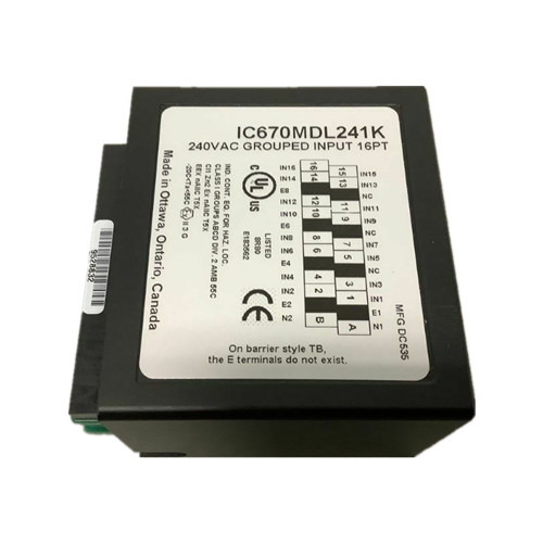 Posición de la entrada-salida 24VDC del campo de IC670MDL640 GE Fanuc GE/módulo entrado discreto negativo General Electric